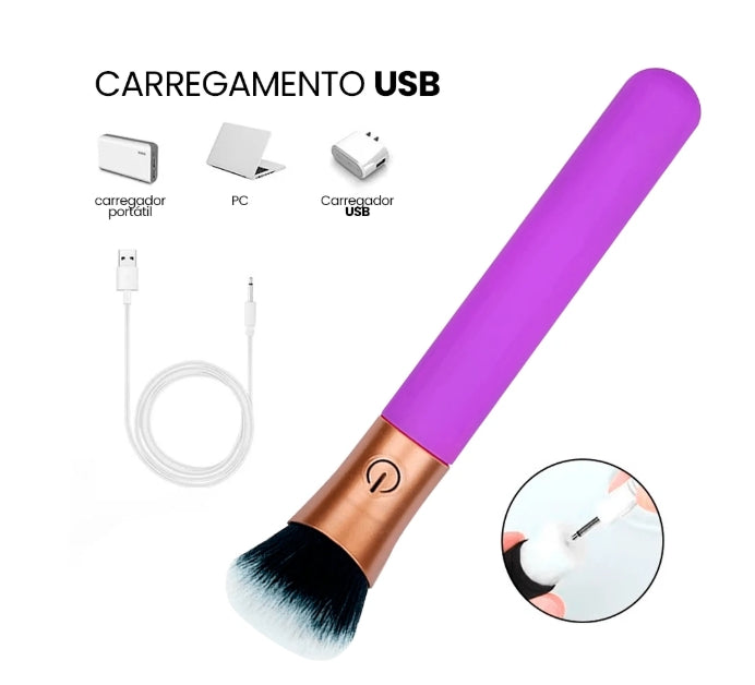 Vibrador Pincel de Maquiagem