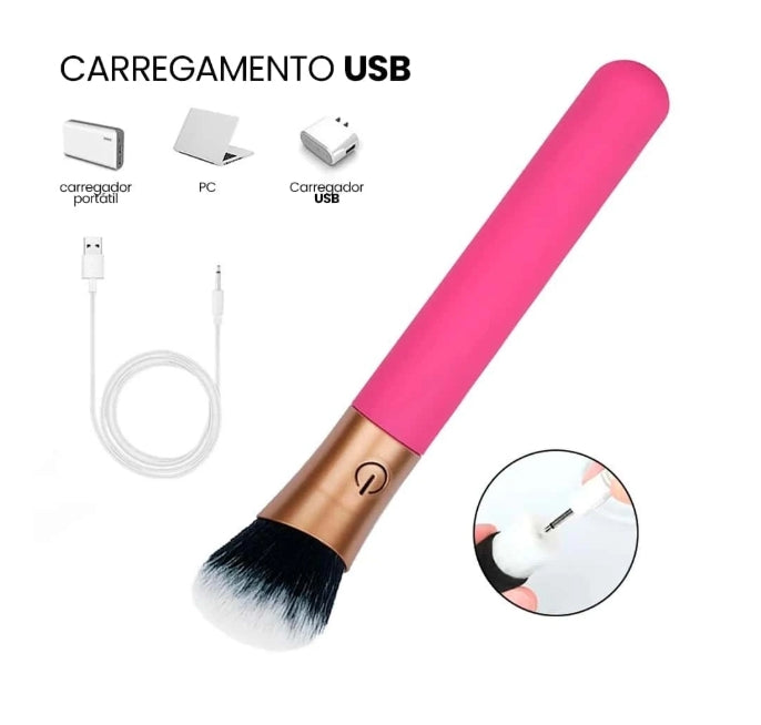 Vibrador Pincel de Maquiagem