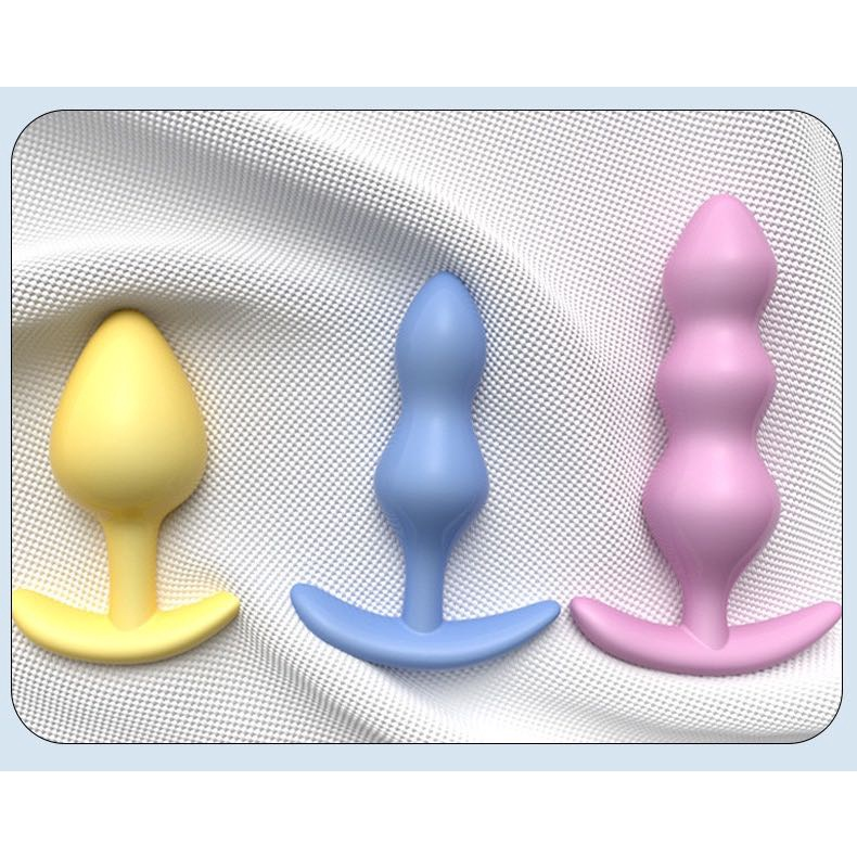 Kit 3 Plug Anal Silicone