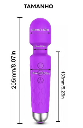 Vibrador Varinha Mágica