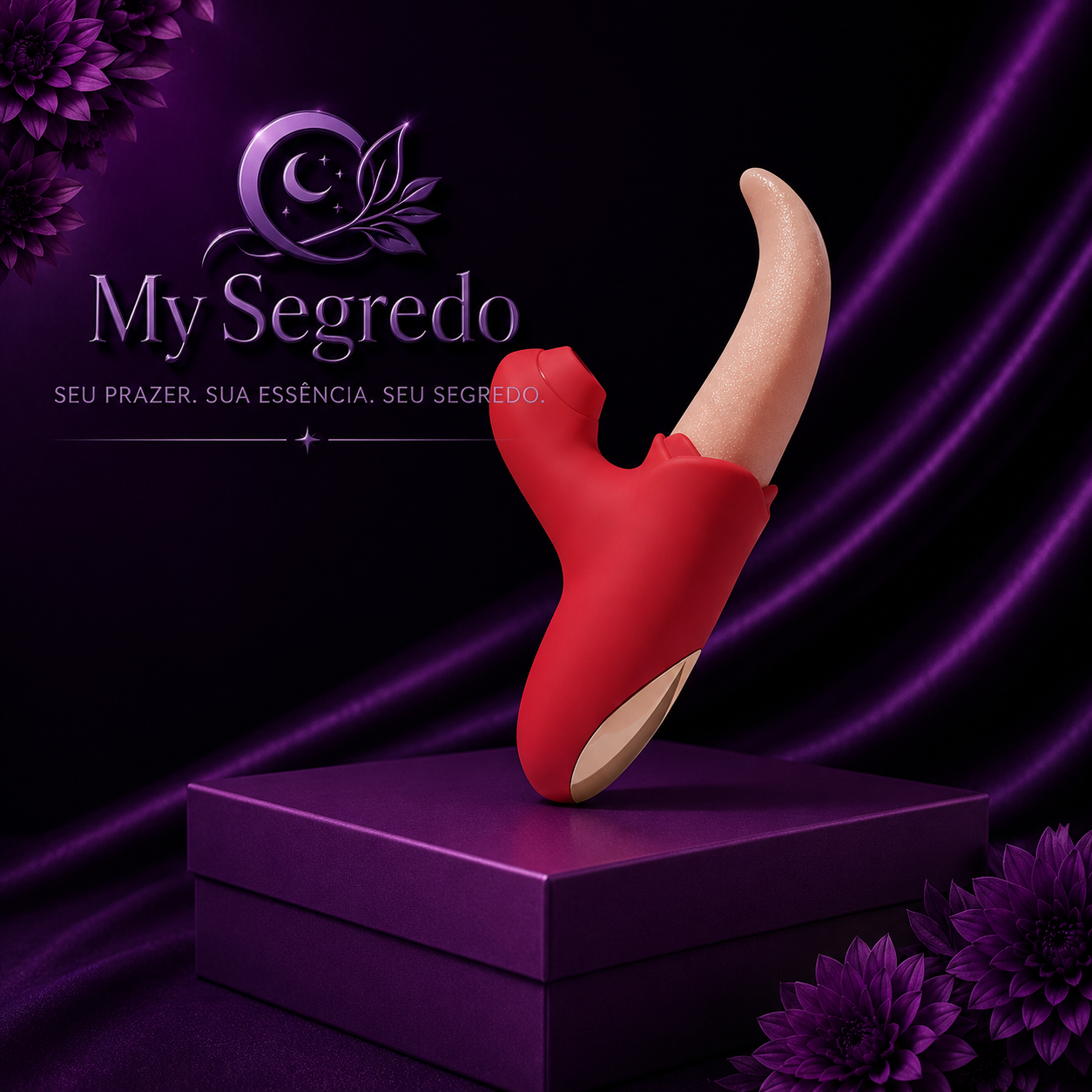 【🔥PROMOÇÃO DE LANÇAMENTO🔥】- Velvet Tongue 2 EM 1 💖 🥵 + Vibrações intensas e movimentos irresistíveis 🔥