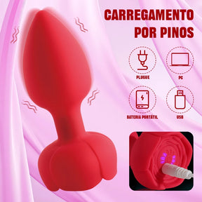 【⚠️ QUASE ESGOTADO ⚠️】🌹🚨 💖 Midnight Rose 💖 🥵 + Vibrações intensas com um toque irresistível de charme e prazer 🔥