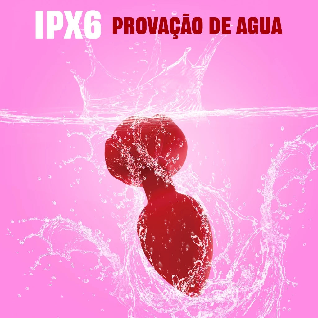 【⚠️ QUASE ESGOTADO ⚠️】🌹🚨 💖 Midnight Rose 💖 🥵 + Vibrações intensas com um toque irresistível de charme e prazer 🔥