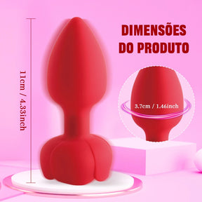 【⚠️ QUASE ESGOTADO ⚠️】🌹🚨 💖 Midnight Rose 💖 🥵 + Vibrações intensas com um toque irresistível de charme e prazer 🔥